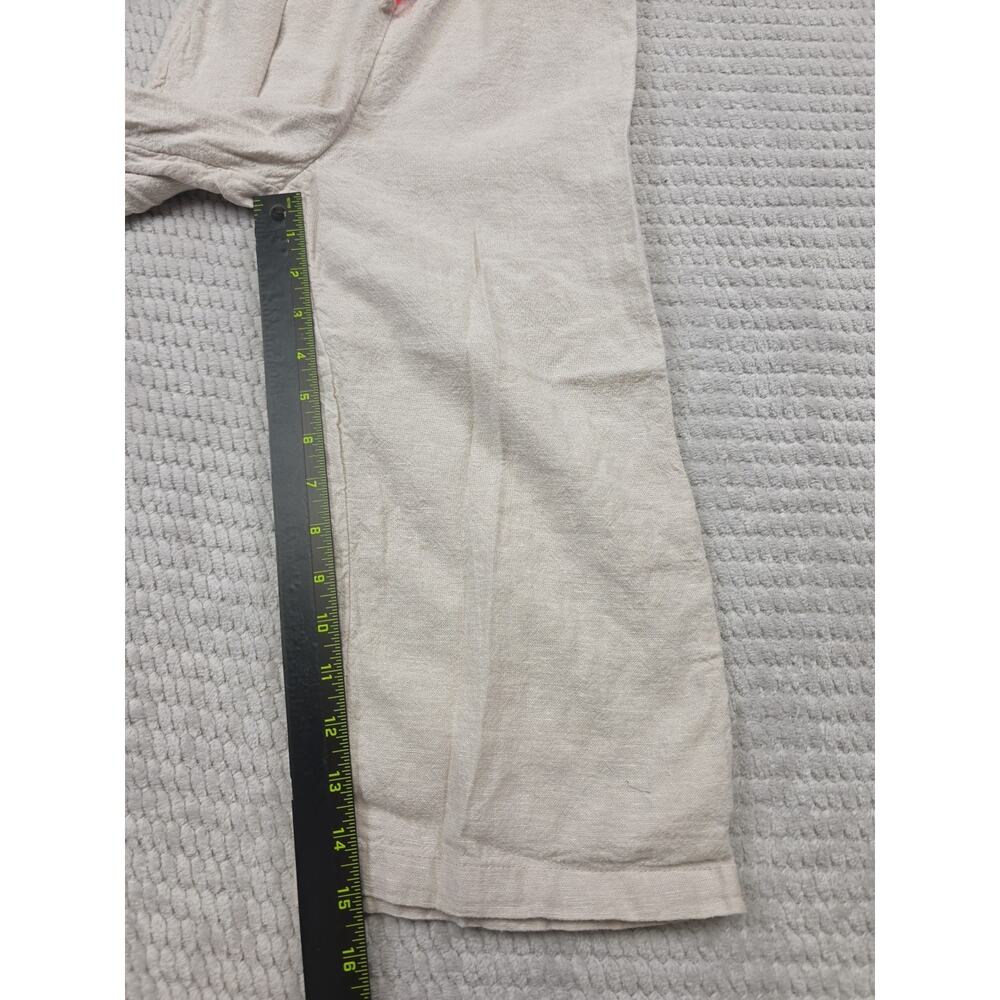 Old Navy Romper Girls Small 6/7 Capri Length Wide Leg Eyelet Trim - Picture 2 of 7